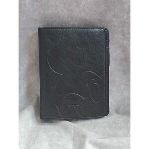 Disney Mickey Mouse Black Leather Binder Planner Organizer